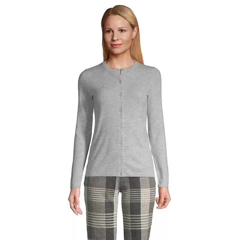 Women's Lands' End Classic Cashmere Cardigan Sweater,  Product Image