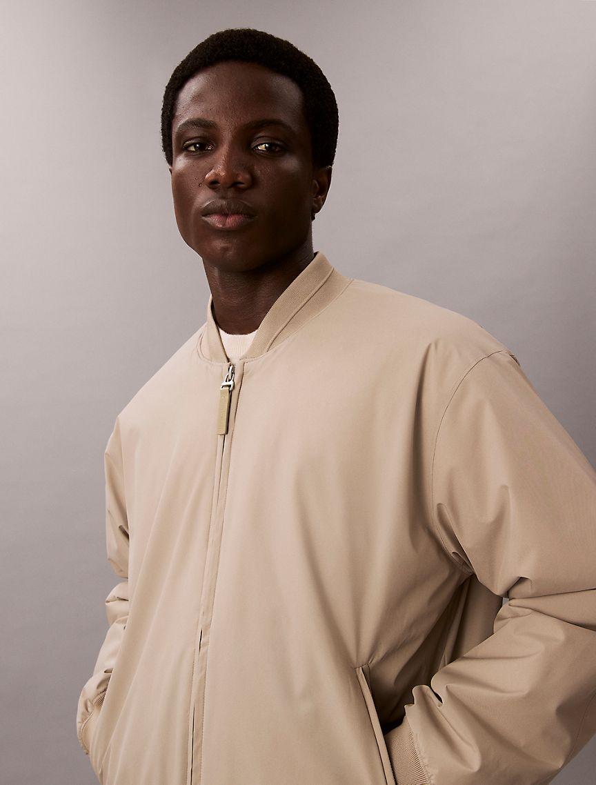 Matte Classic Bomber Jacket Product Image