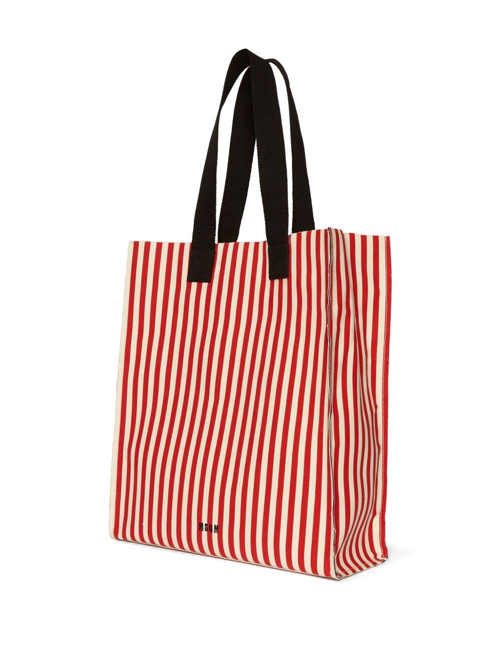 striped tote bag Product Image