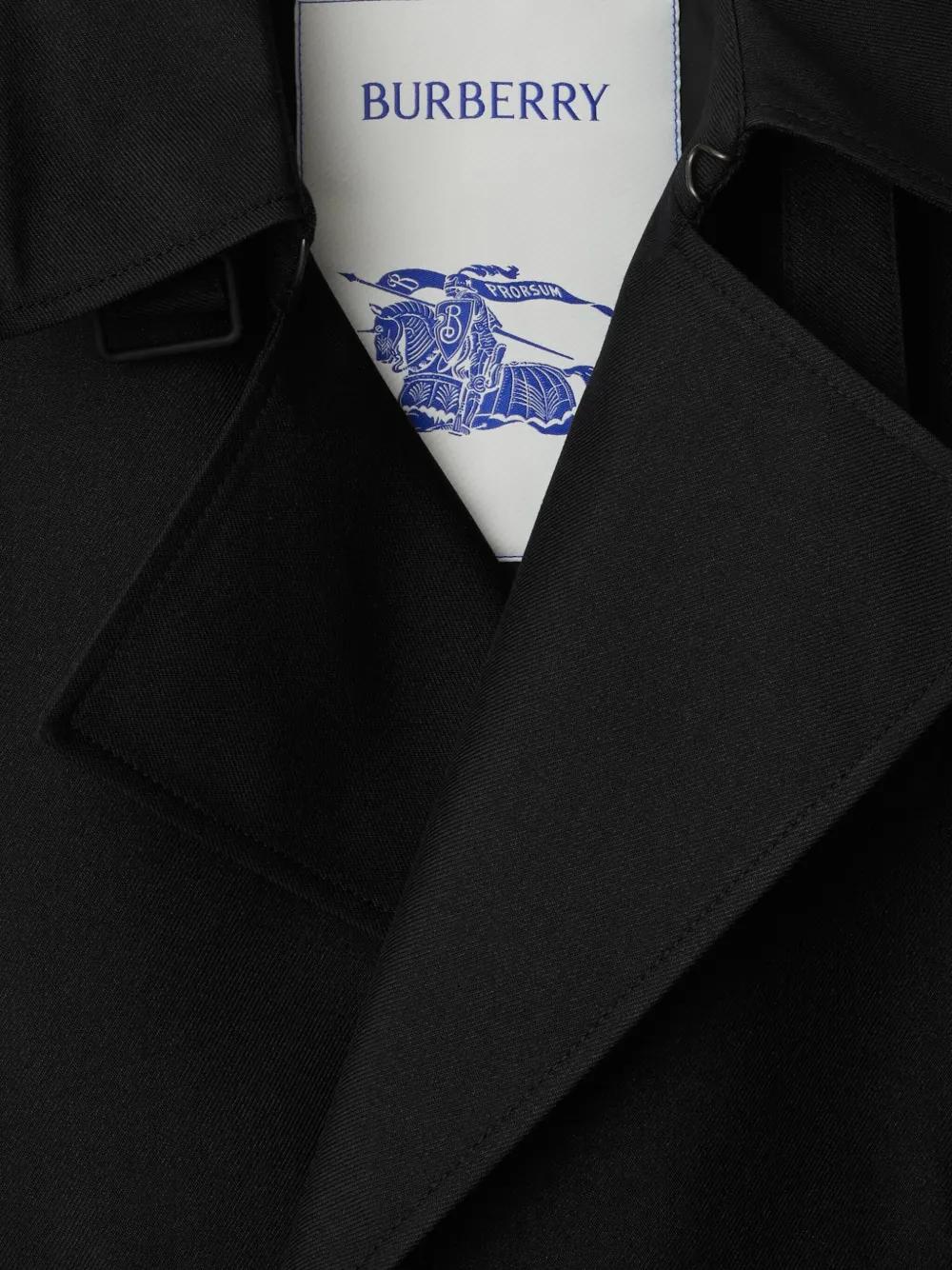 double-breasted trench-style jacket Product Image