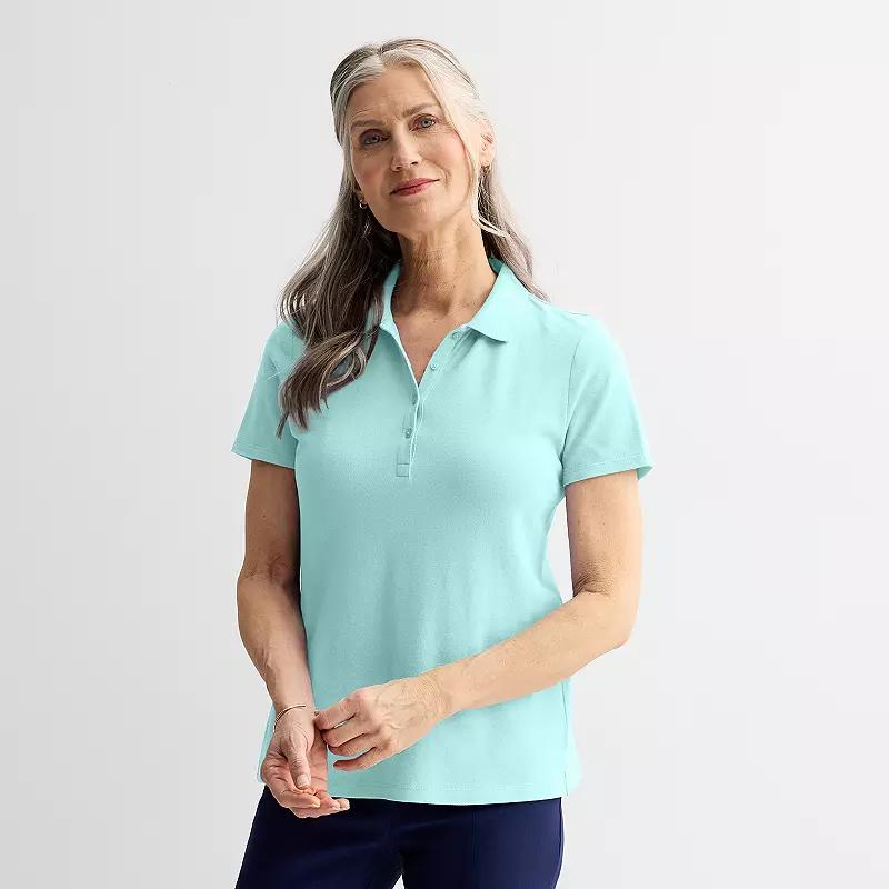 Women's Croft & Barrow® Essential Polo,  Product Image