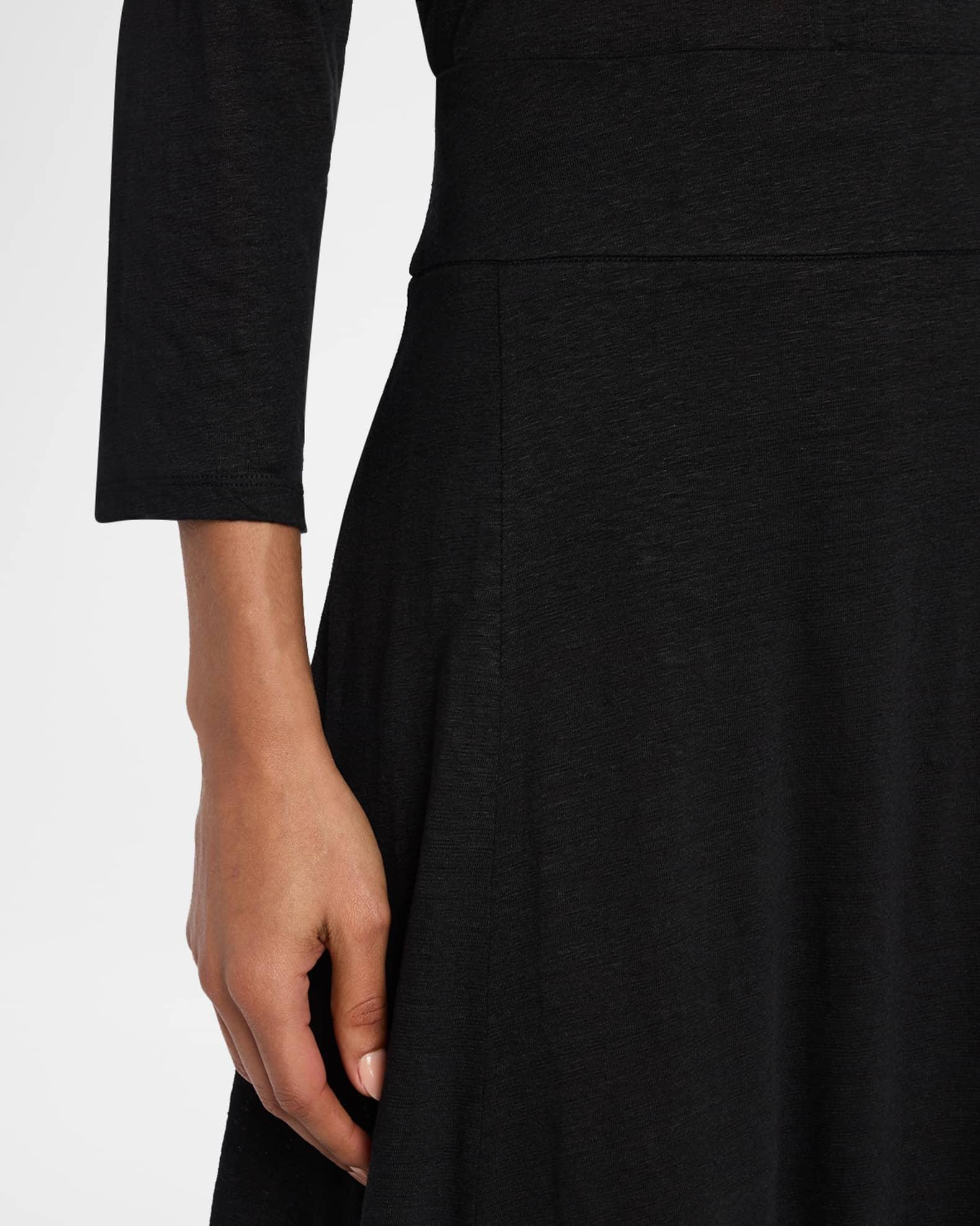 A-Line Stretch Linen Maxi Skirt Product Image