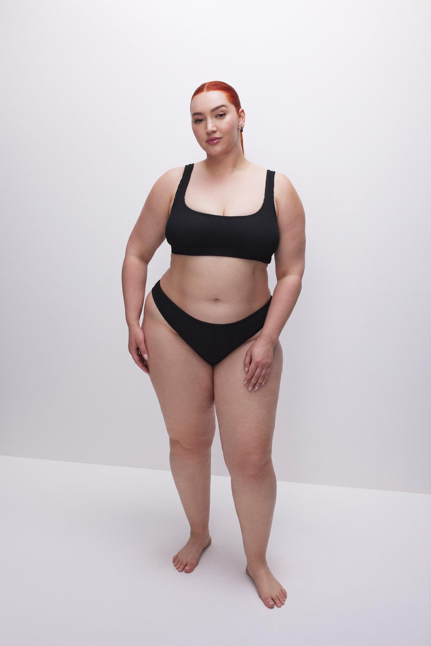 ALWAYS FITS SCOOP BIKINI TOP | BLACK001 Product Image