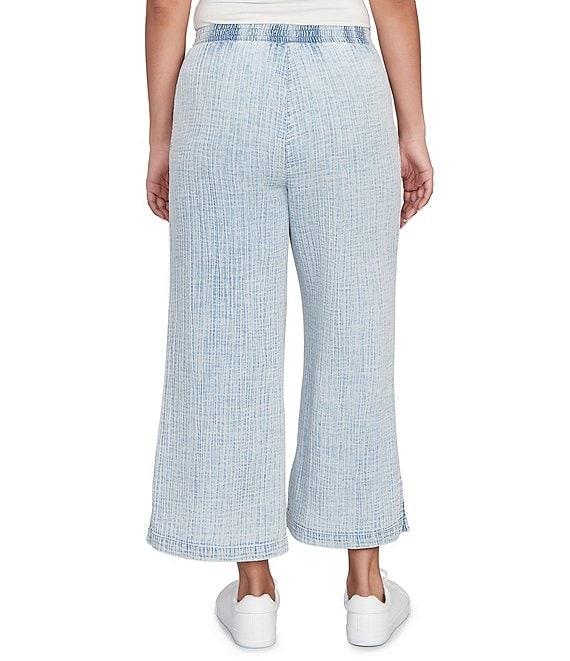Ruby Rd. Cotton Gauze Wide-Leg Pull-On Pants Product Image