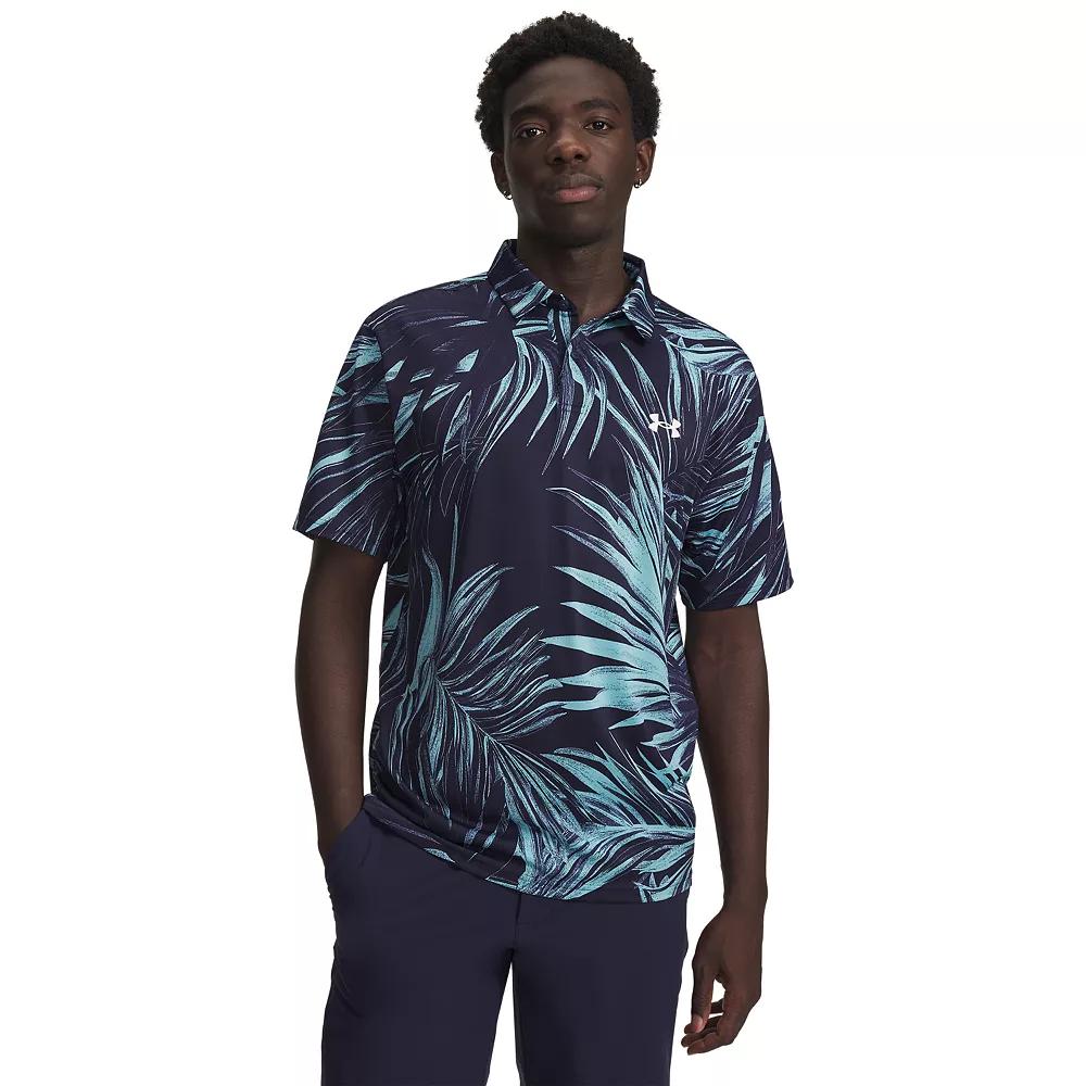 Men's Under Armour Matchplay Printed Polo,  Product Image