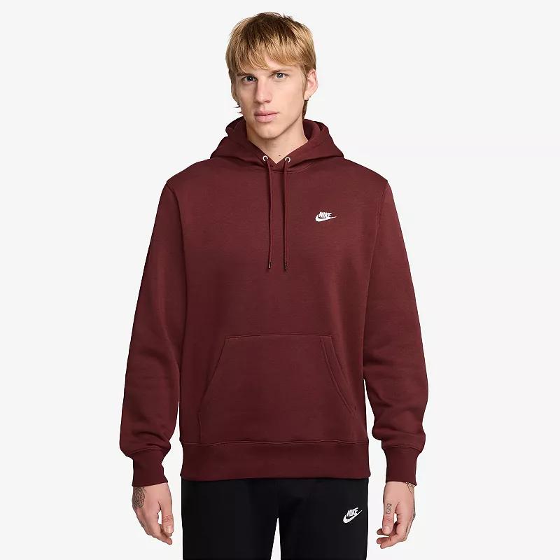 Big & Tall Nike Club Pull-Over Fleece Hoodie, Men's,  Product Image