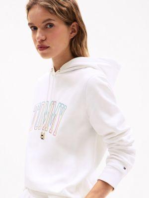 Embroidered Multicolor Logo Hoodie Product Image