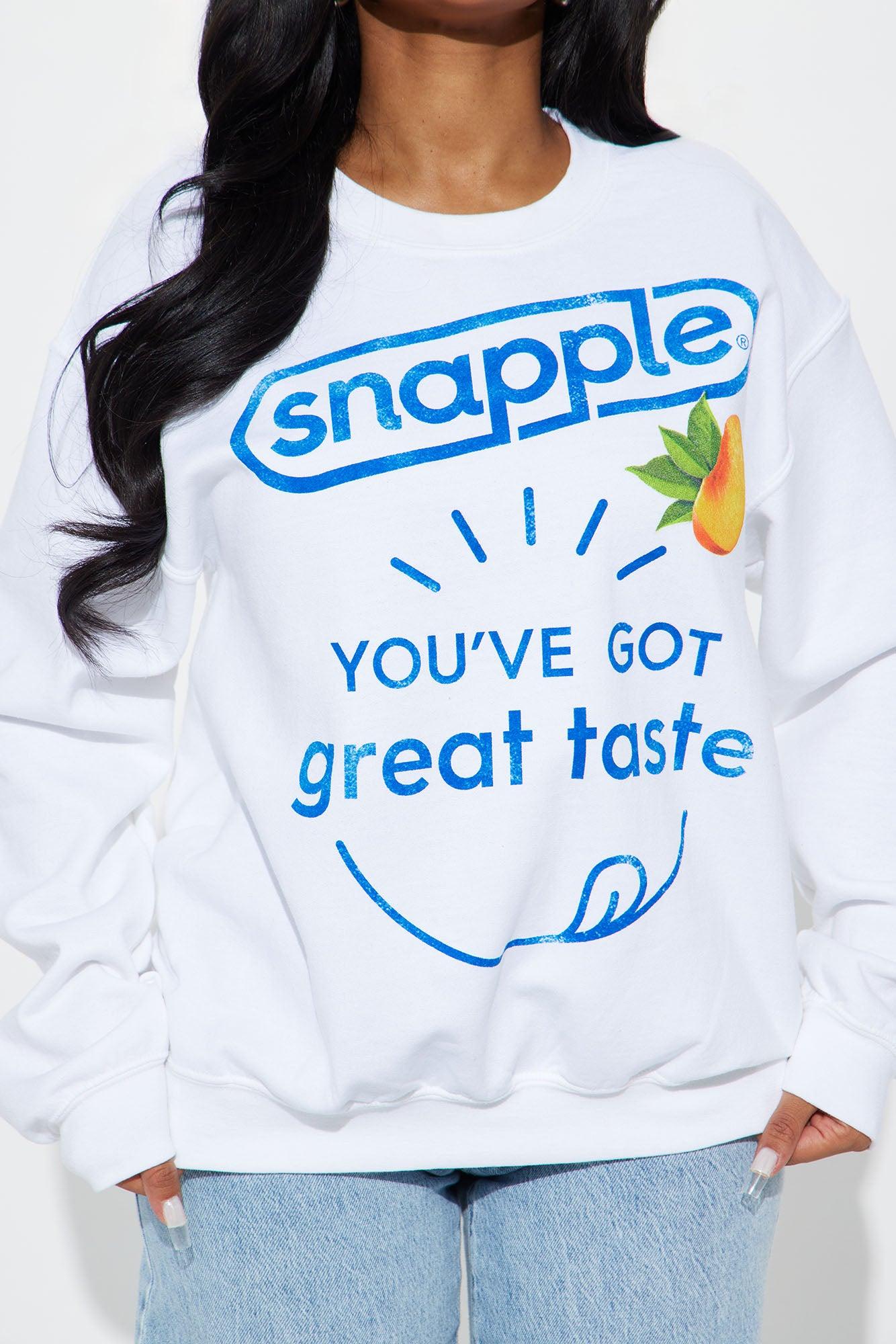 Snapple Crew Neck Sweatshirt - White Product Image