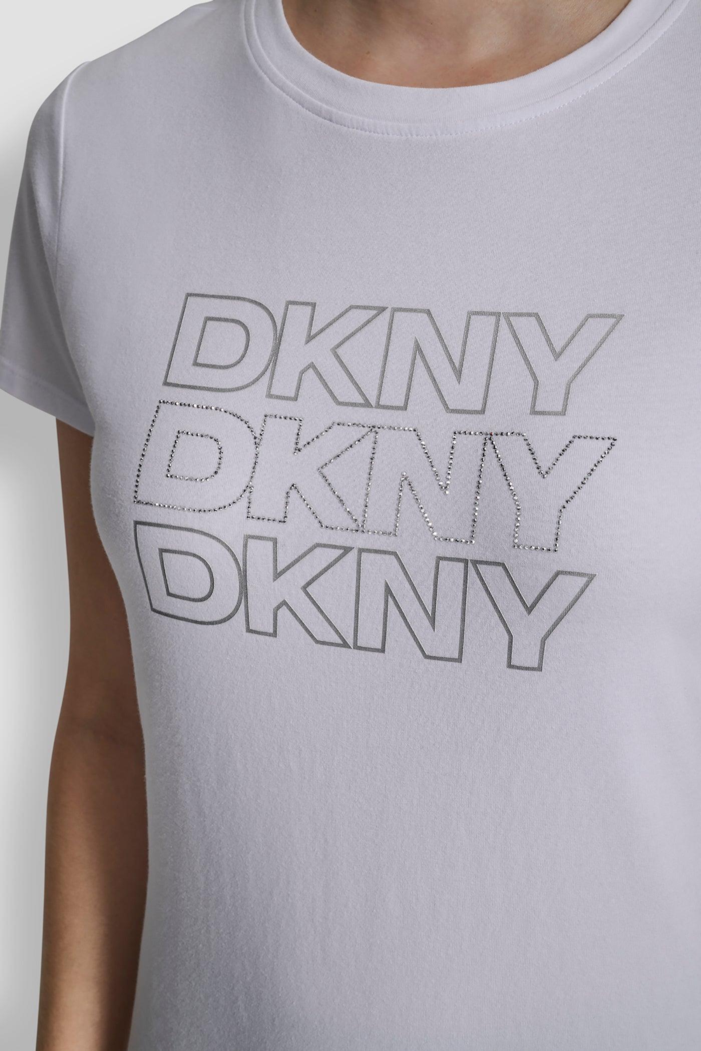 TRIPLE RHINESTONE FOIL LOGO TEE Product Image