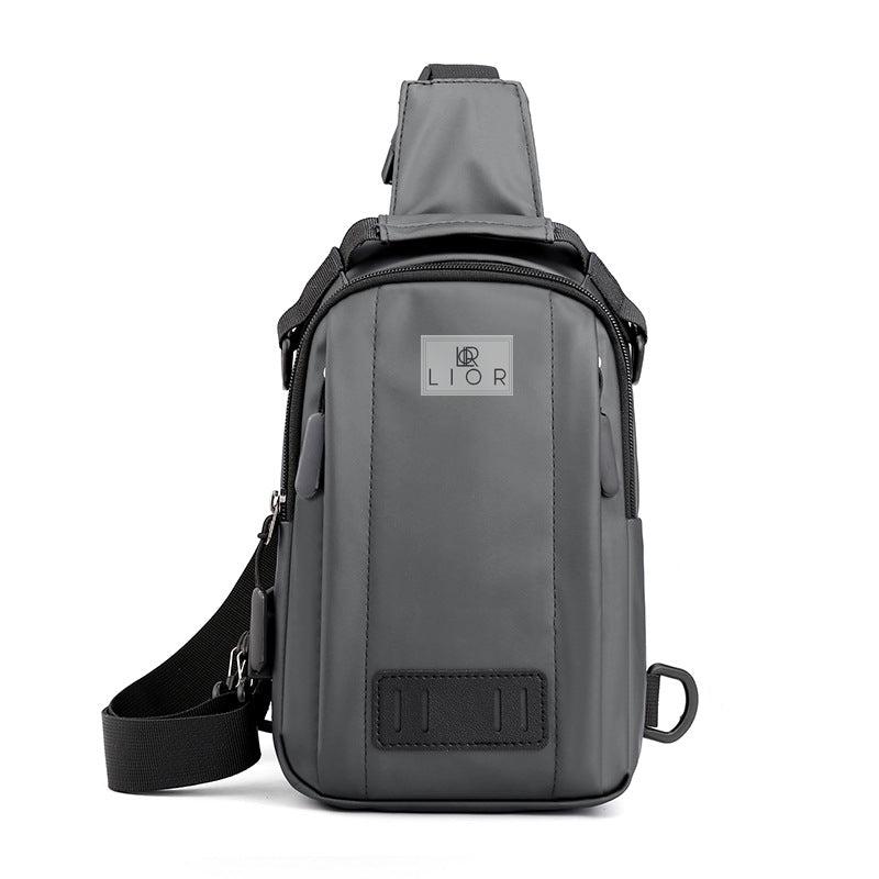 Lior Sling Backpack Chest Bag with USB Socket Small Travel Hiking Daypack Product Image