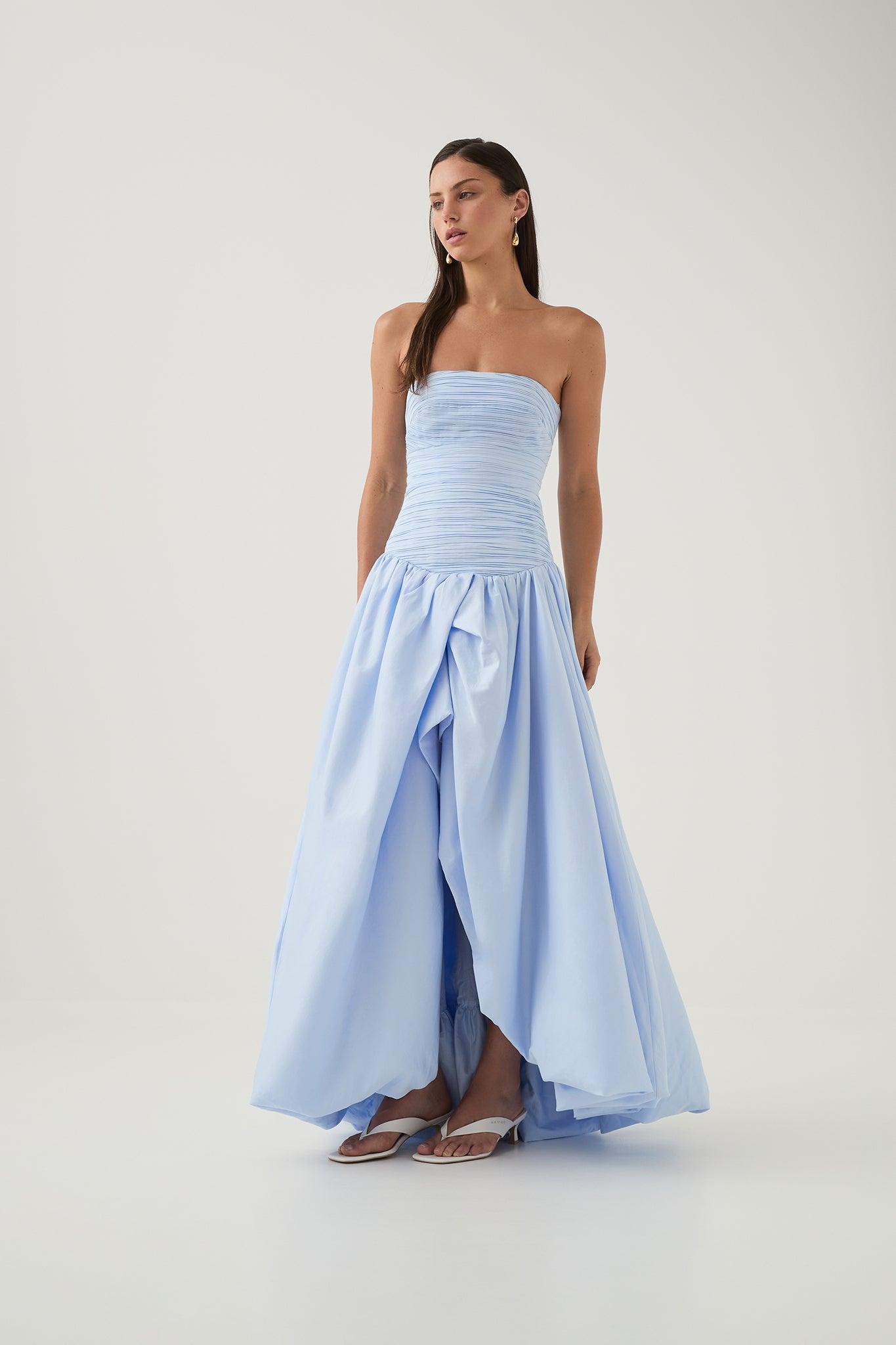 Violette Bubble Hem Maxi Dress Product Image