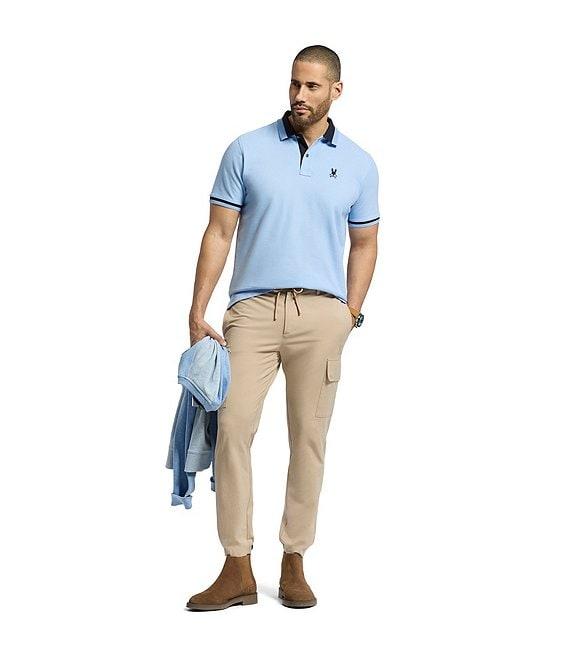 Psycho Bunny Newman Pique Short Sleeve Polo Shirt Product Image