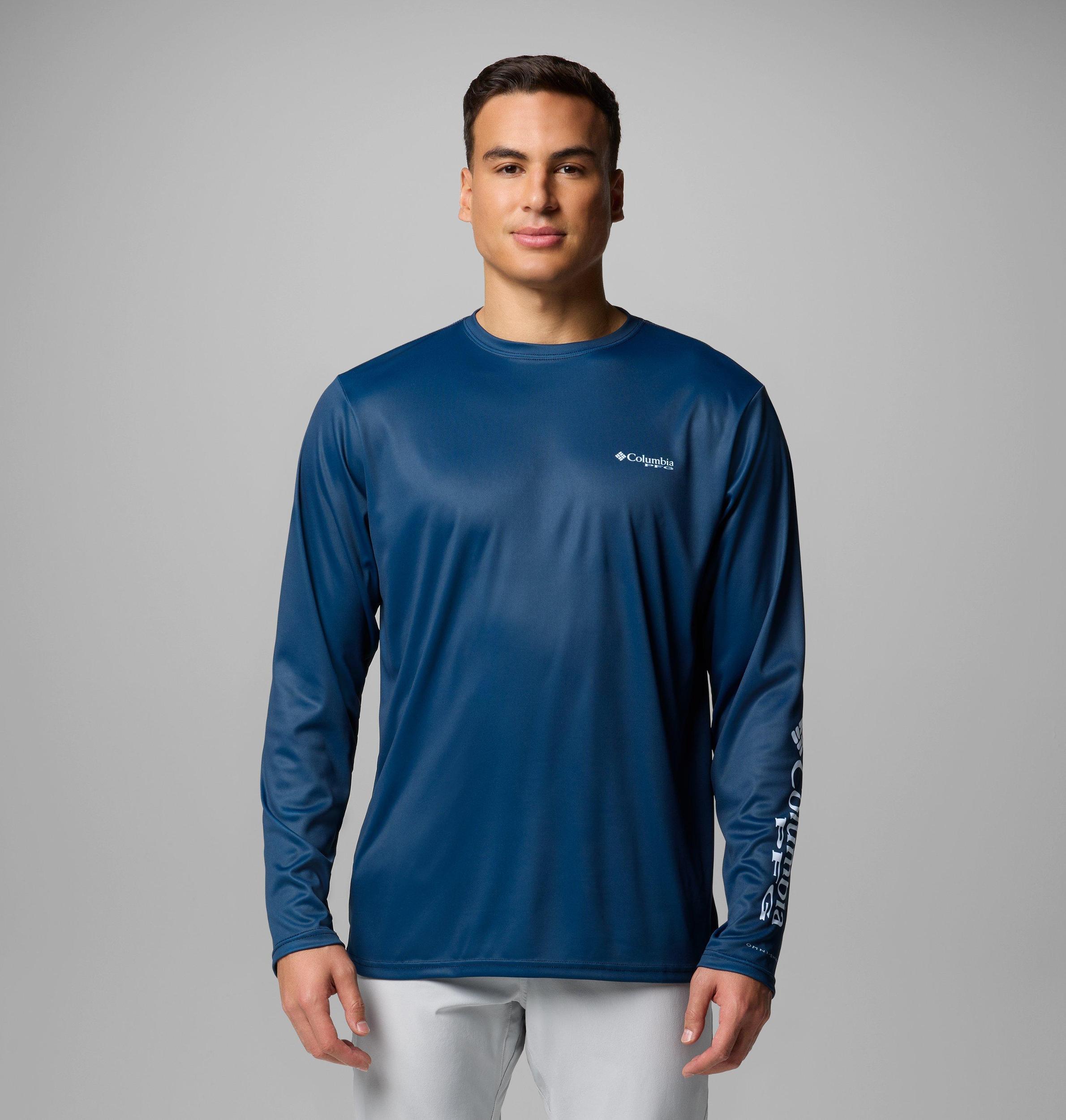 Columbia Mens Terminal Tackle PFG Fish Shine Long Sleeve Shirt- Product Image