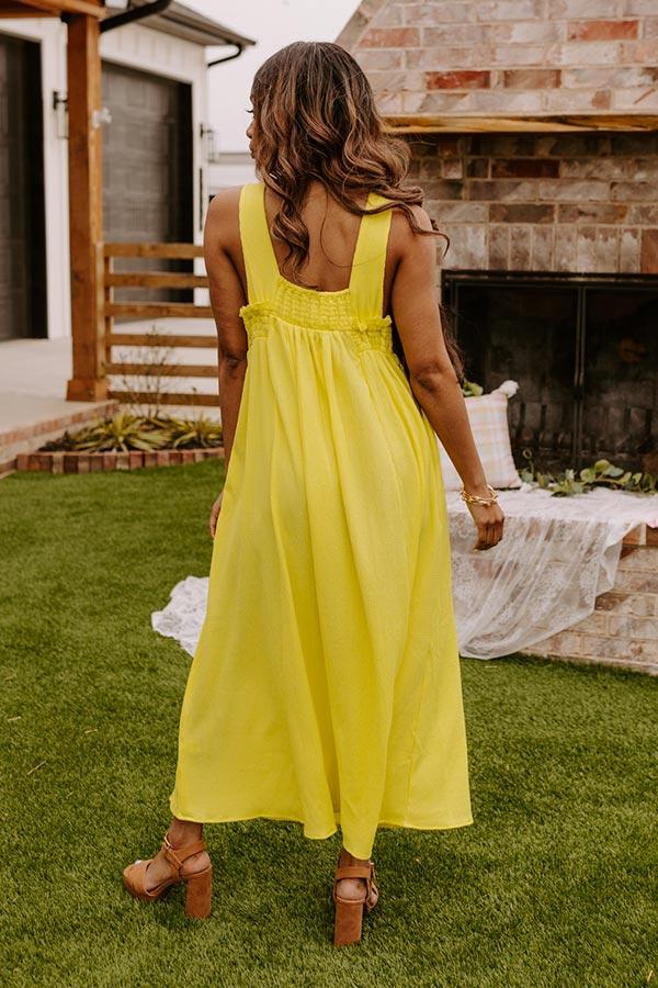 Sun-Kissed Sands Midi In Yellow Product Image