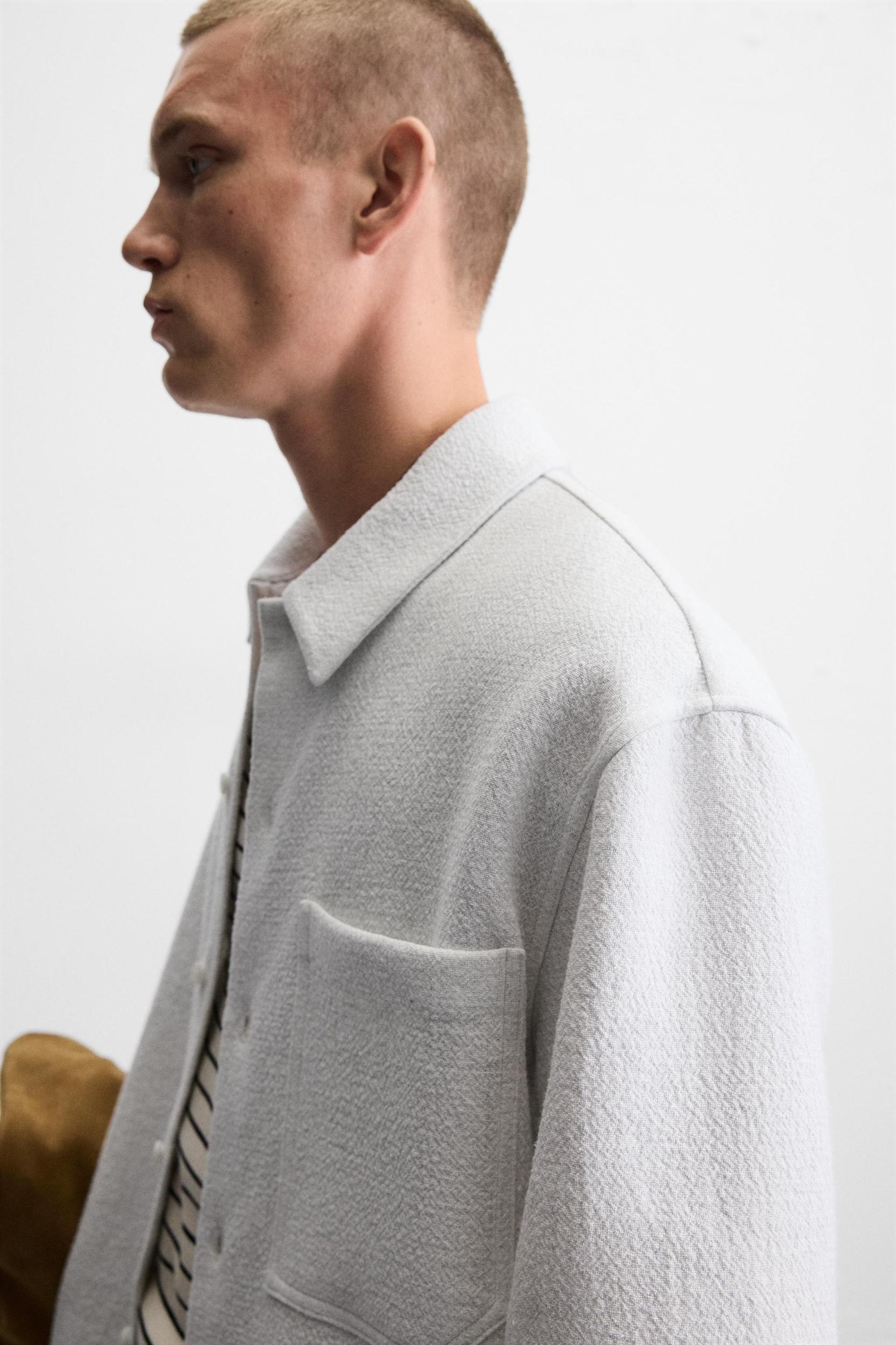 GEOMETRIC JACQUARD SHIRT Product Image
