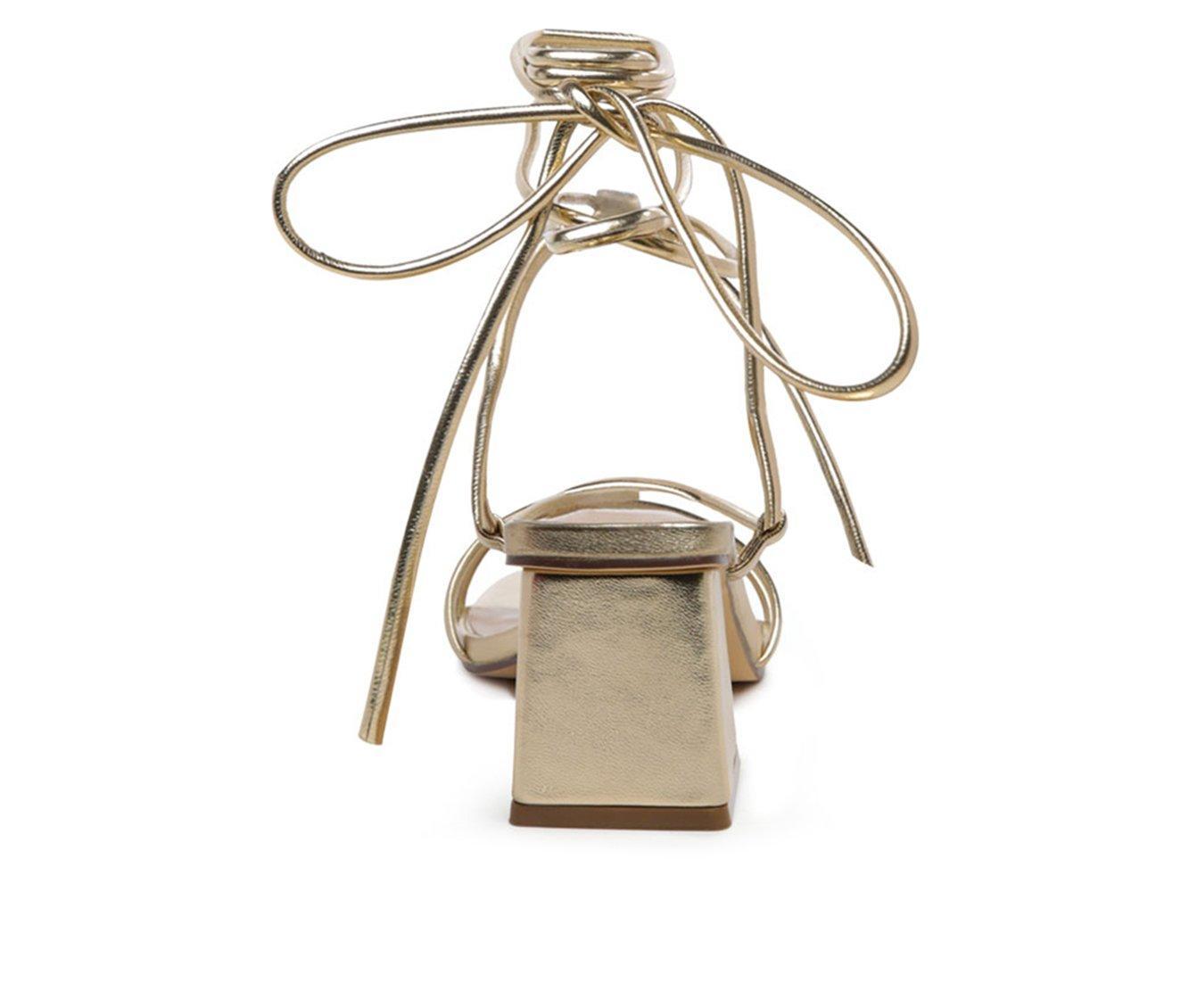 Women's London Rag Spruce Dessert Block Heel Dress Sandals Product Image