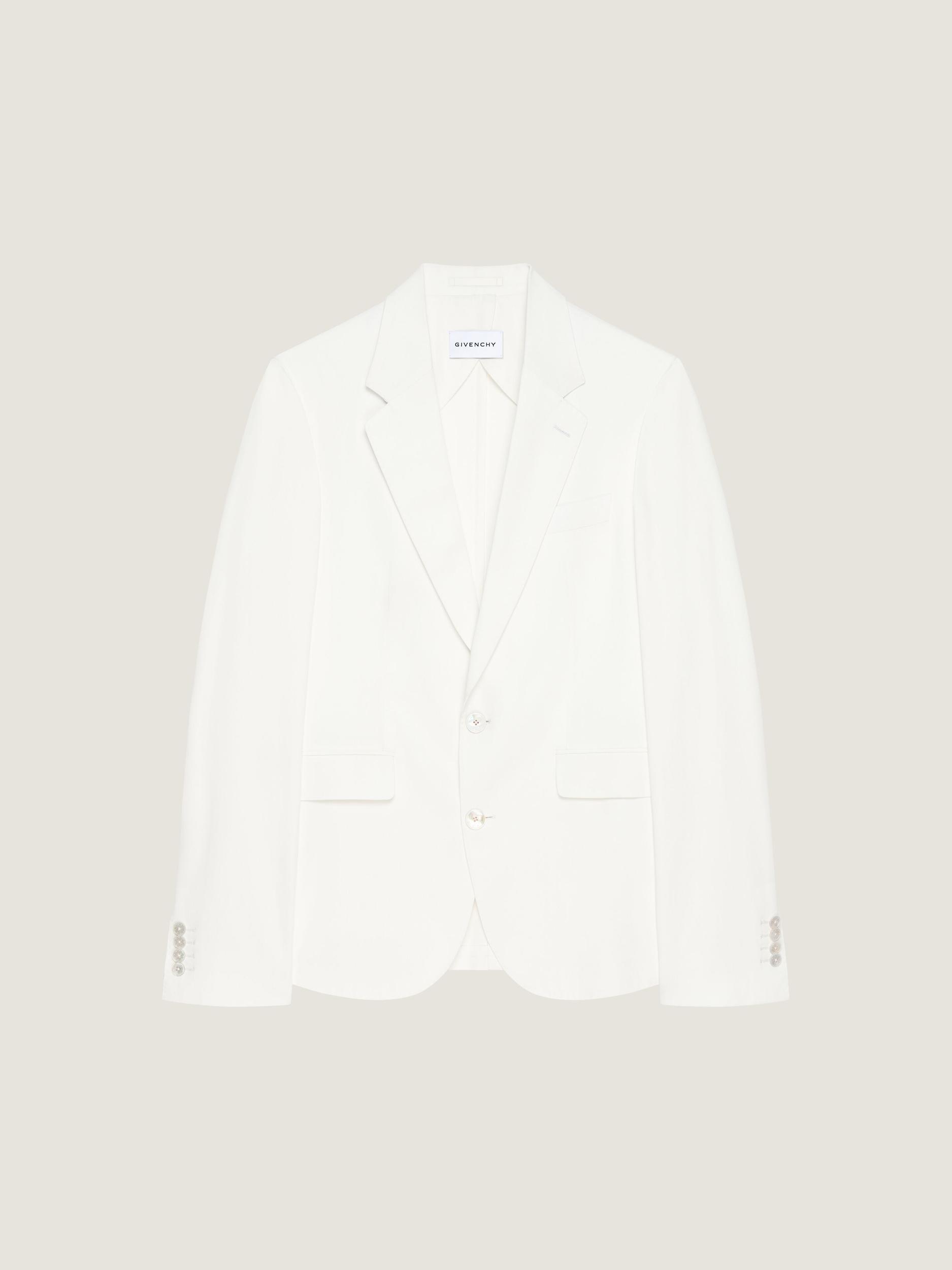 Unconstructed jacket in cotton Product Image