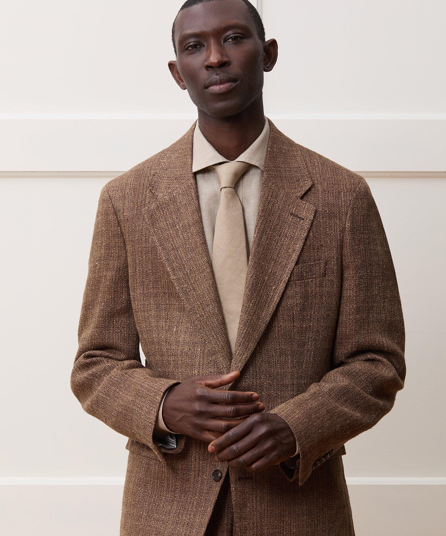 Italian Linen Silk Donegal Wythe Jacket Product Image