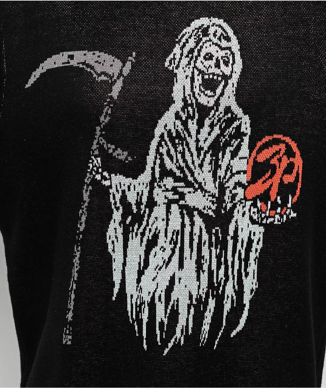 Broken Promises Handout Black Sweater Product Image