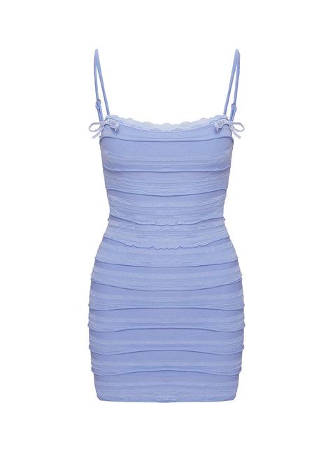 Gradine Mini Dress Blue Product Image