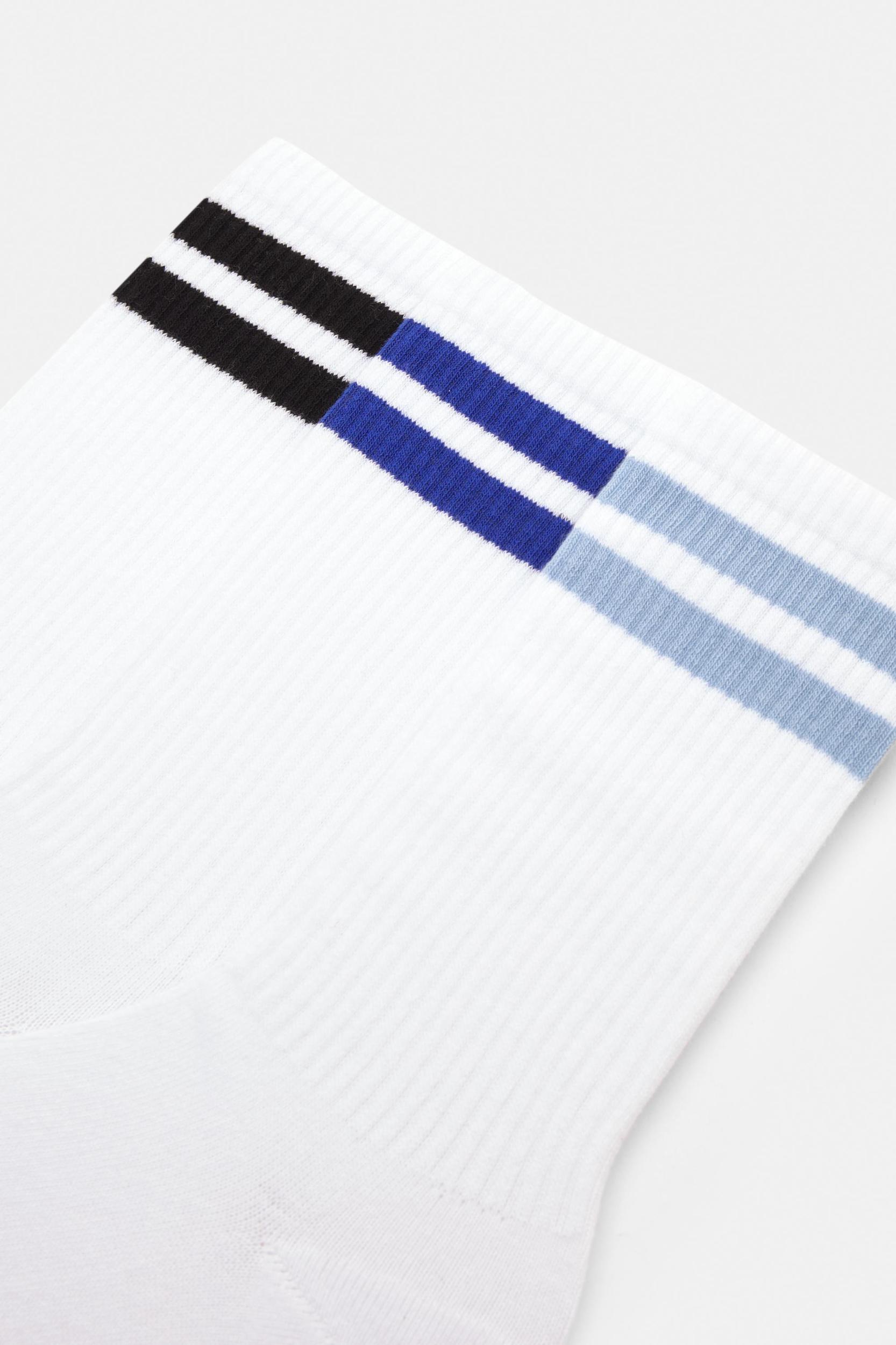 Pack of 3 pairs of white striped socks Product Image