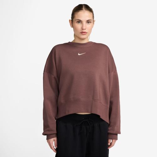 Nike Womens Sportswear Phoenix Fleece Oversized Crewneck Sweatshirt Product Image