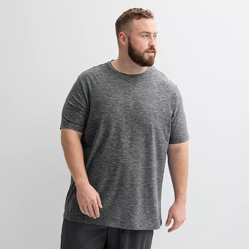 Big & Tall FLX Luxury Soft Wander Tee, Mens Green Grey Product Image