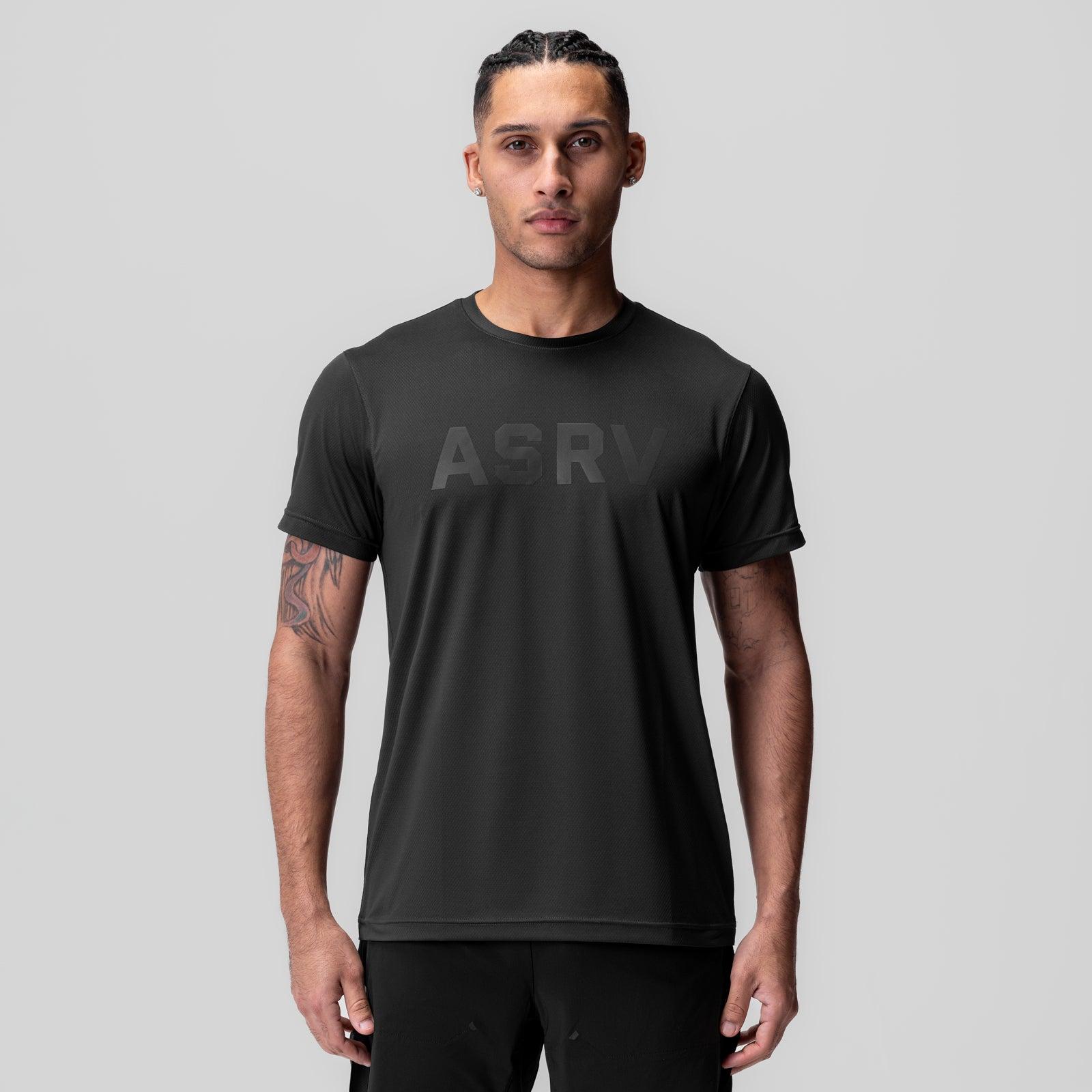 ASRV x Tonal AeroSilver® Essential Tee - Black Product Image