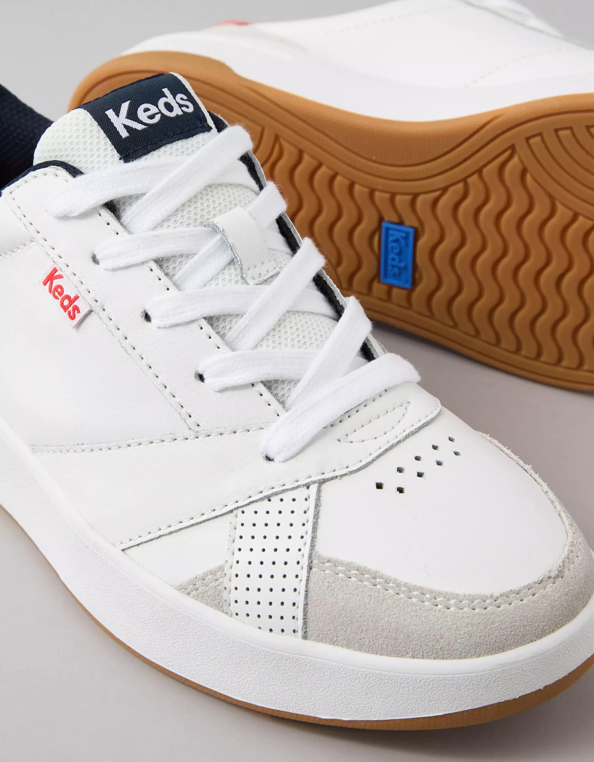Keds The Court Leather Lace-Up Sneaker Product Image