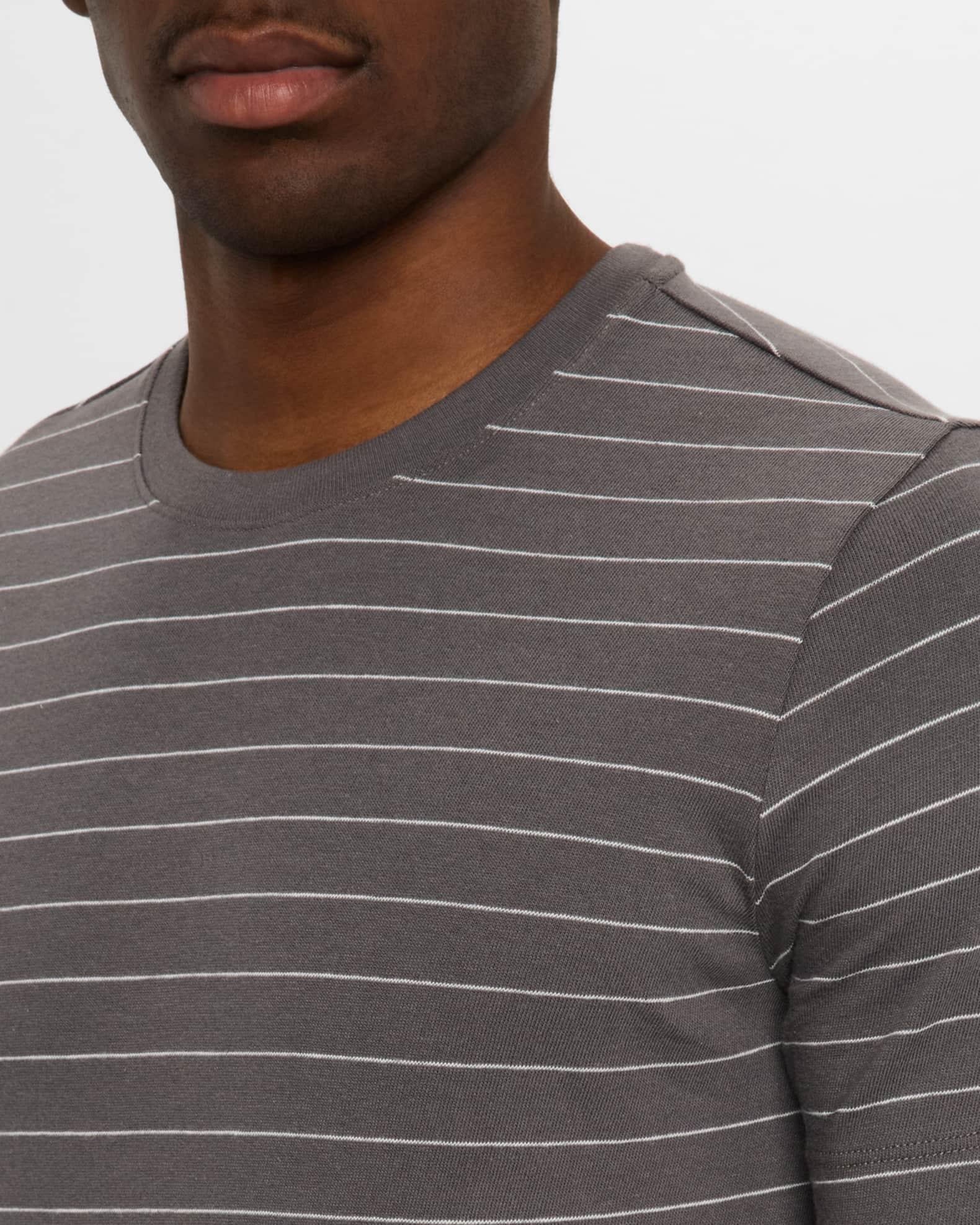 Men's Striped Cotton T-Shirt Product Image
