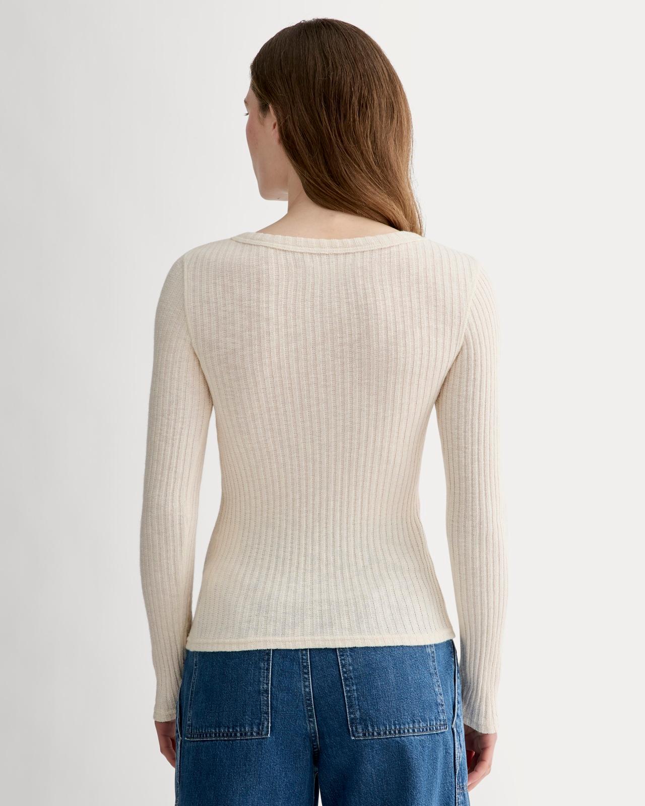 The Cozy Rib Henley Product Image