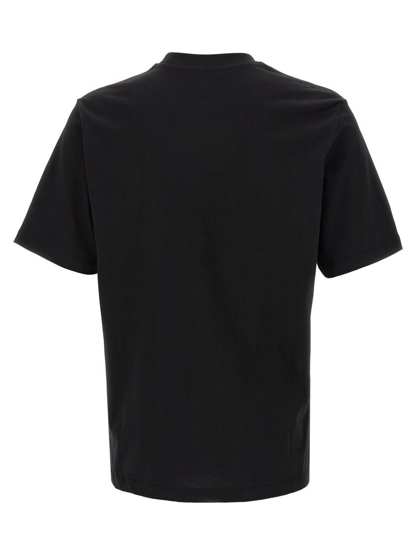 AMIRI Black Cotton T-shirt With Bold Logo Statement Product Image