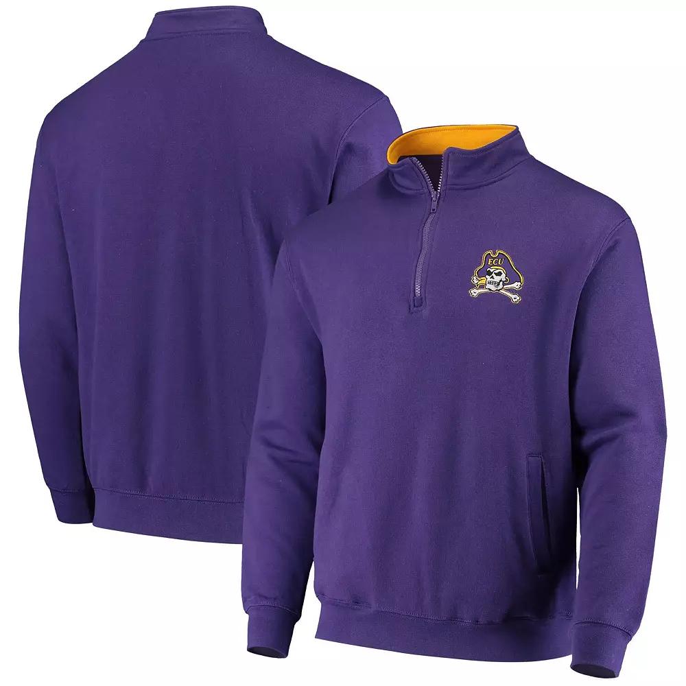 Men's Colosseum Purple ECU Pirates Tortugas Logo Quarter-Zip Jacket,  Product Image