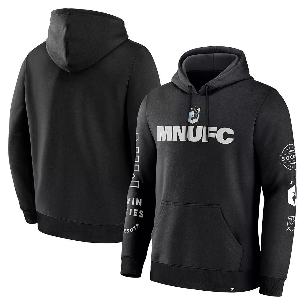 Men's Fanatics Black Minnesota United FC Penalty Kick Legacy Pullover Hoodie, Size: Large, Mfc Black Product Image