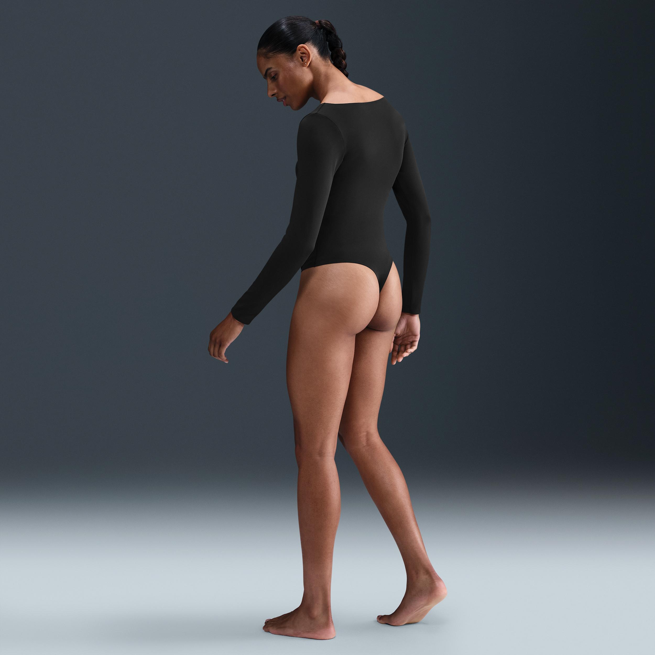Nike Womens Form Long-Sleeve Bodysuit | HQ8296-011 Product Image