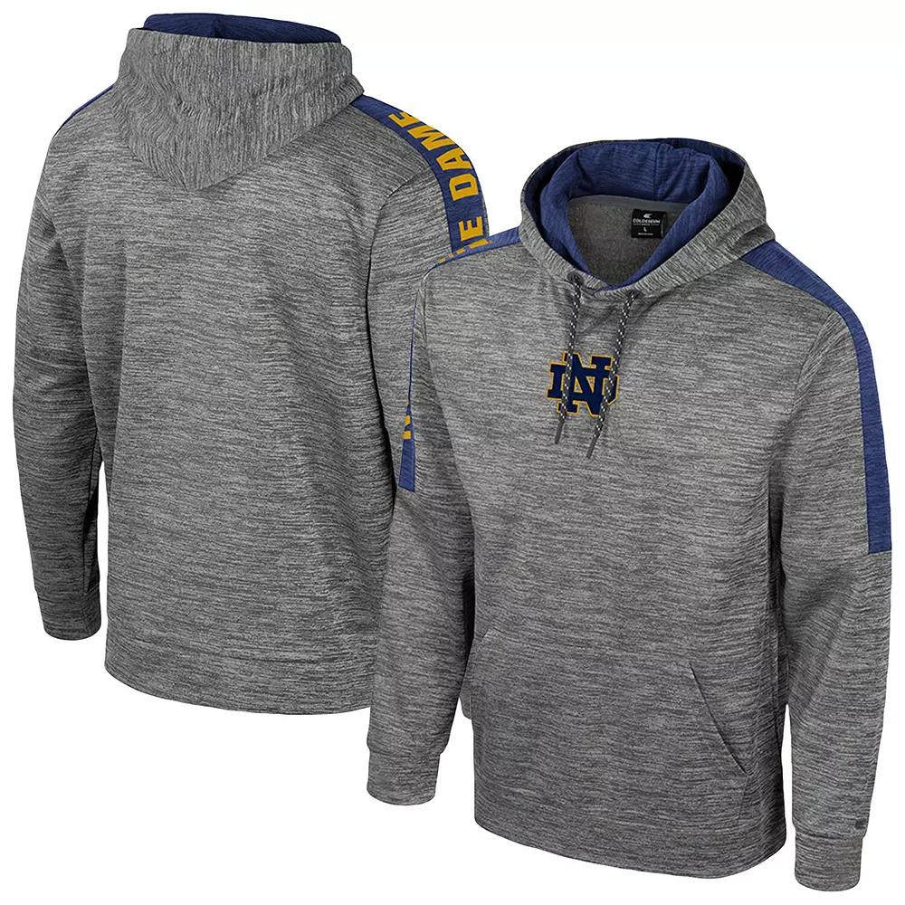 Men's Colosseum Heather Gray Auburn Tigers Dozer Pullover Hoodie,  Product Image