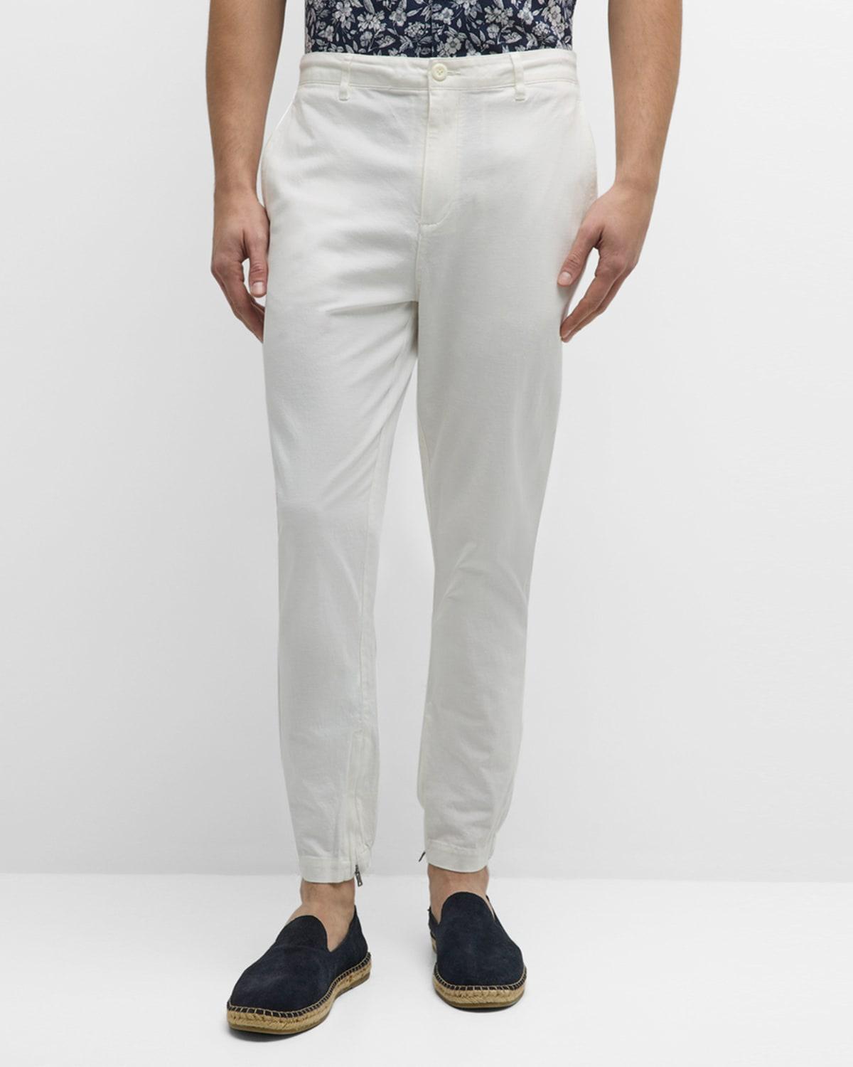 Mens Stretch Linen Travel Pants Product Image