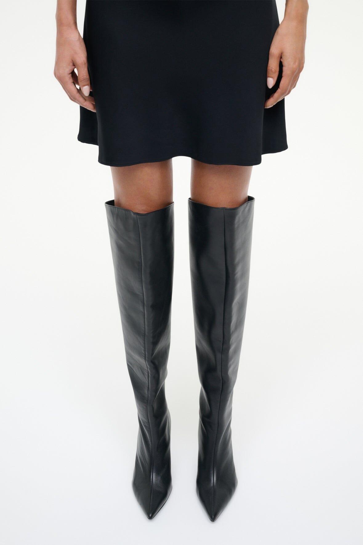 SEBASTIAN OVER THE KNEE BOOT | BLACK Product Image