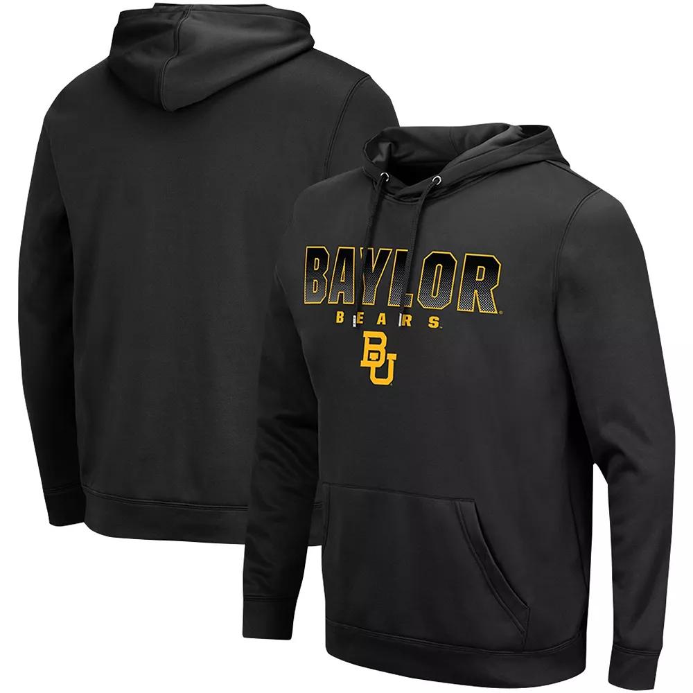 Men's Colosseum Baylor Bears Blackout 3.0 Pullover Hoodie,  Product Image