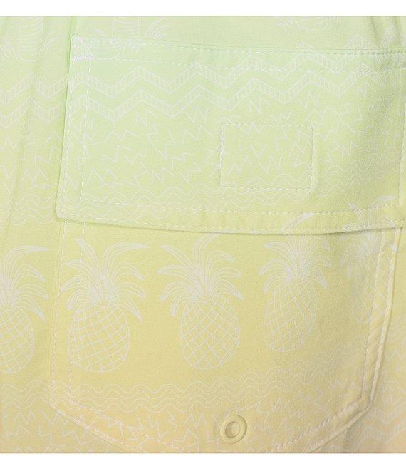 Caribbean Ombre Placed Palms 8#double; Swim Trunks Product Image