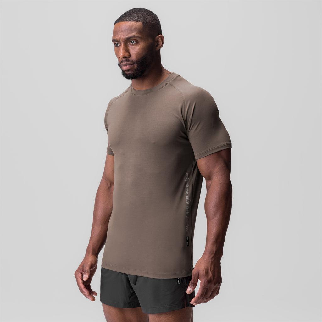 0839. 3D-Lite® 2.0 Fitted Tee - Deep Taupe "OTWR" Product Image