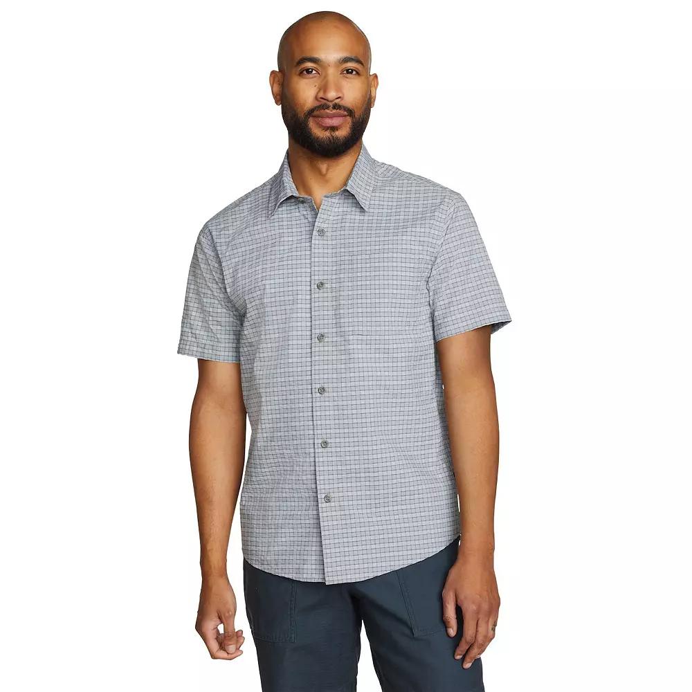 Men's Eddie Bauer Short Sleeve Pack It Seersucker 2.0 Shirt,  Product Image
