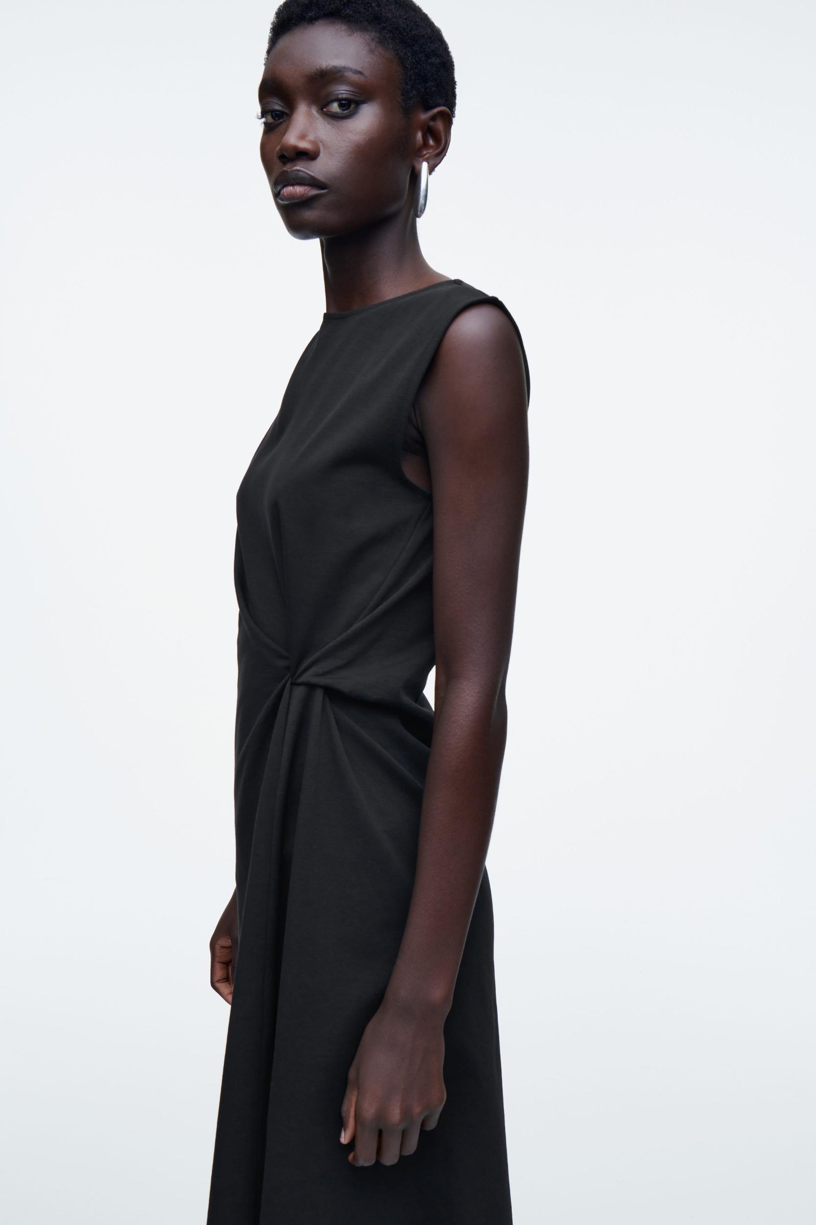 TWIST-DETAIL MIDI DRESS Product Image