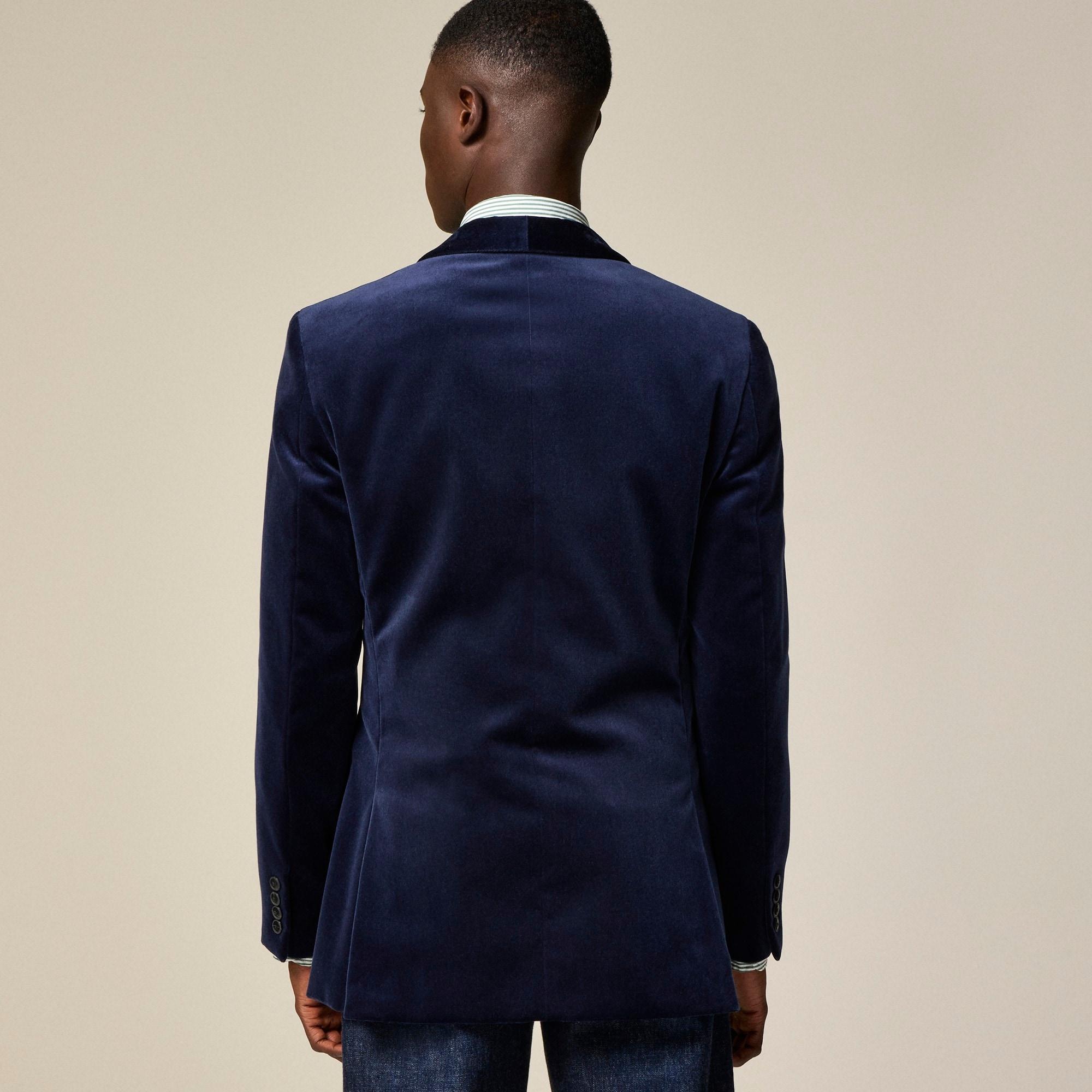 Shawl-collar dinner jacket in velvet Product Image