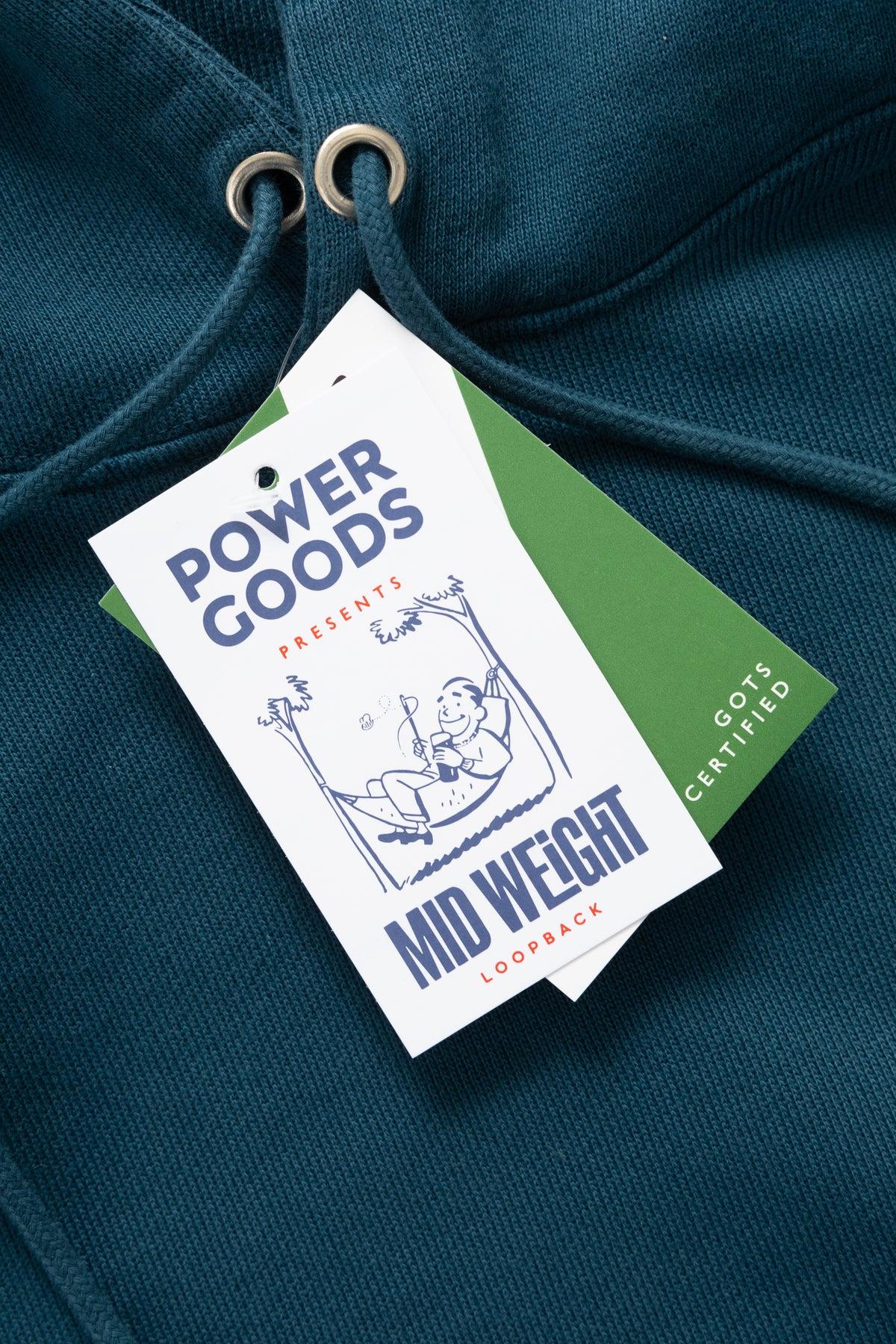 Power Goods - Loopback Hoodie - Harbour Product Image