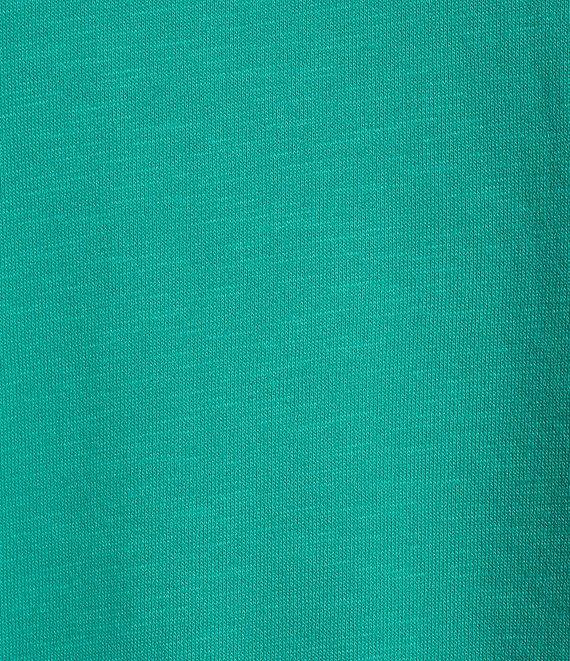 Eileen Fisher Organic Cotton Garment Dyed Terry Crew Neck Long Sleeve Shirt Product Image