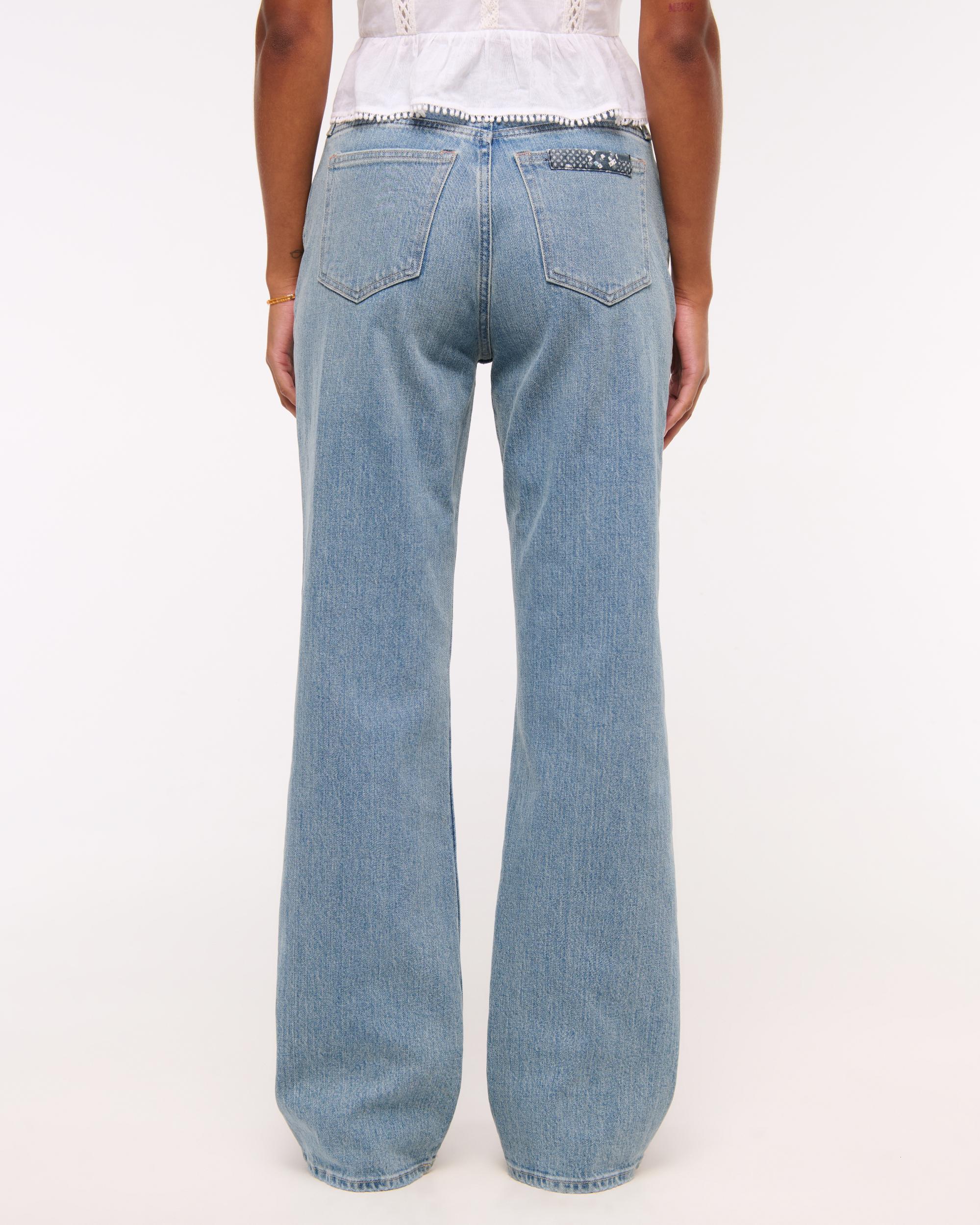 Curve Love High Rise 90s Relaxed Patchwork Jean Product Image