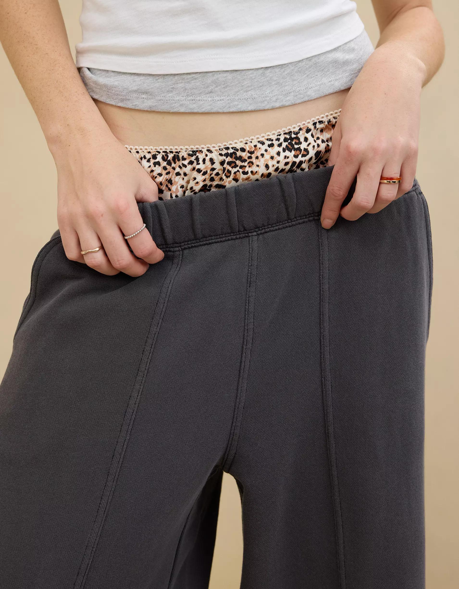 Aerie Seams Right Barrel Leg Sweatpant Product Image