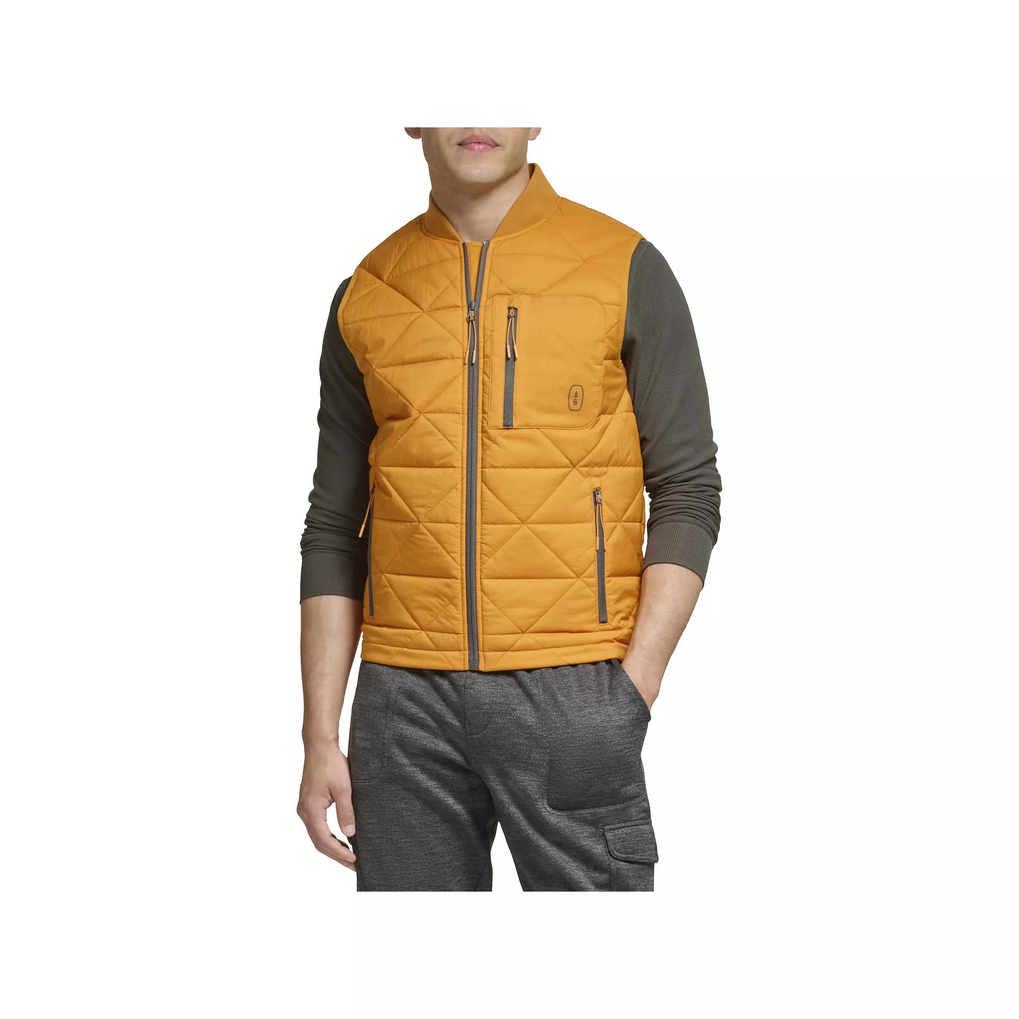 Men's G.H. Bass & Co. Diamond Quilted Vest, Size: Medium, Black Product Image