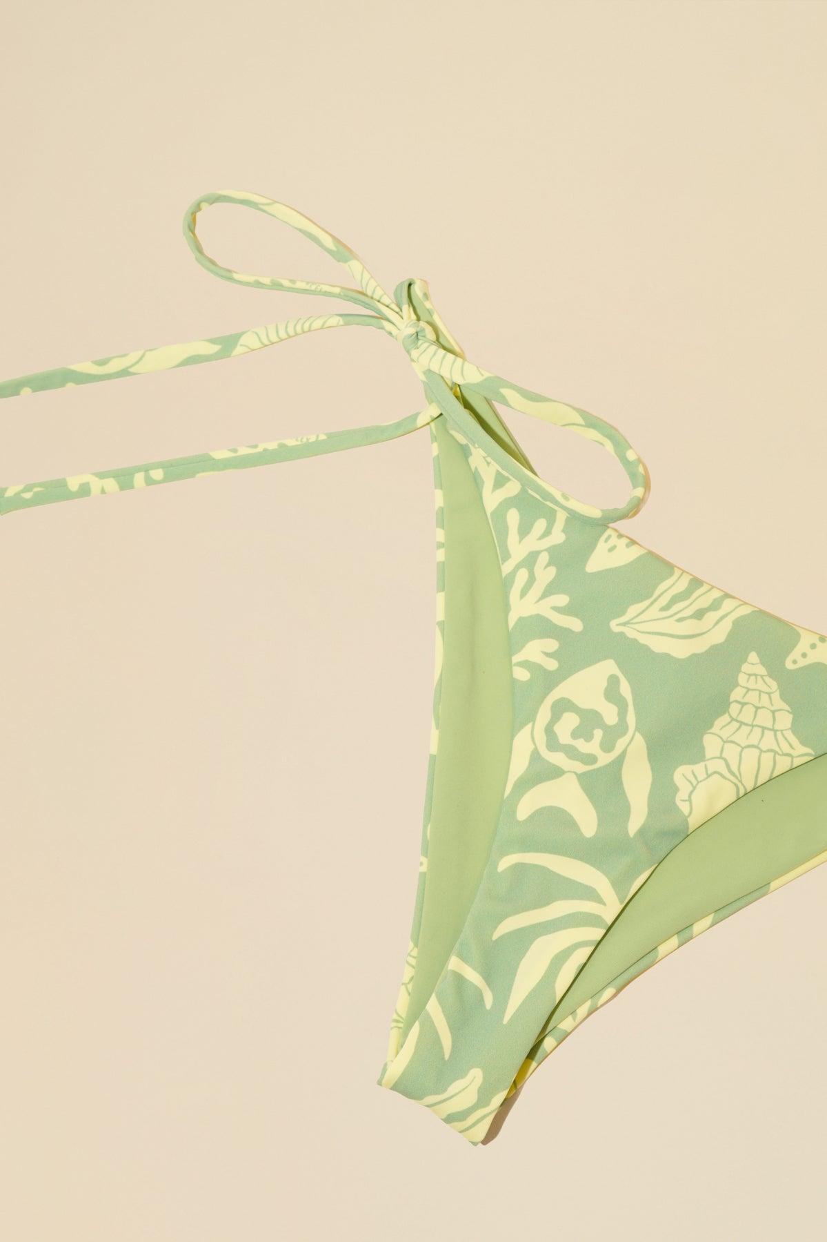 Seaside String Reversible Bikini Bottom -  Coral Coast Product Image